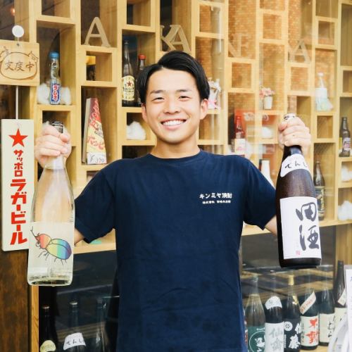We also offer rare Tokyo downtown drinks and famous sake from all over the country.
