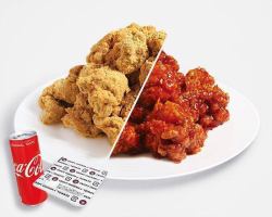 ハーフ＆ハーフ　(以下全てのチキン「ハーフサイズ約300g(8個)」「フルサイズ約600g(16個)」