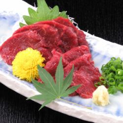 Horse sashimi (upper loin)