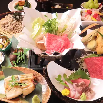 【包含2小时畅饮】尽情享用本店引以为傲的时令菜肴♪ 共9道菜，9500日元（含税）