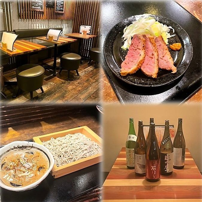 学芸大学で味わう蕎麦と季節の地酒が自慢の和食店