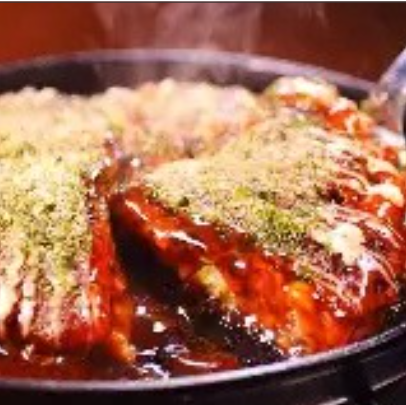 とろチー(お好み焼き風)/とん平焼き(チーズ入)