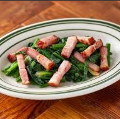 ほうれん草ベーコンソテー/ジャガイモベーコン