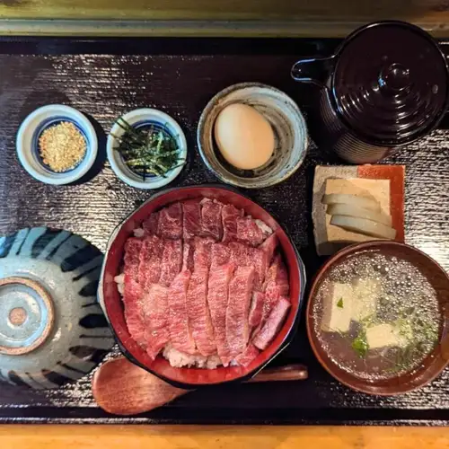 【お食事のみ】『石垣牛 肉まぶし (ロース)セット』毎日10食限定!石垣牛のロースを贅沢な使用した特別膳