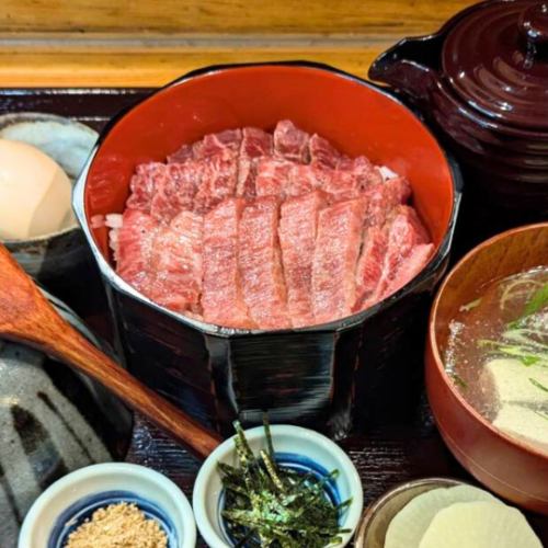 【お食事のみ】『石垣牛 肉まぶし 上(ザブトン)セット』毎日10食限定!コクのある旨みを堪能