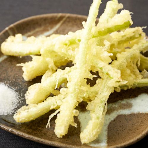 島らっきょうの天ぷら【季節限定】