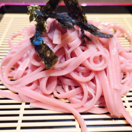 冷やし紅芋麺