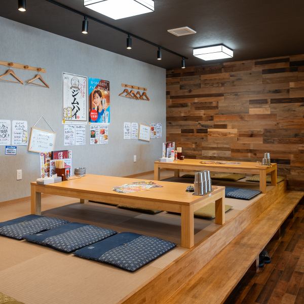 ☆広々お座敷席で集いの場☆最大30名様までゆったり座れるお座敷席。家族の食事から宴会まで、様々なシーンで快適にお過ごしいただけます。