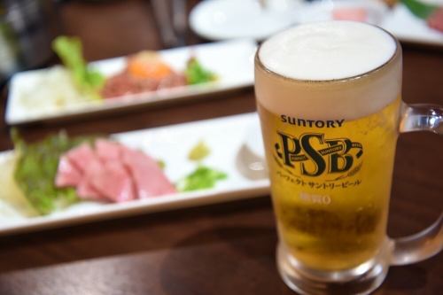 Use of "Perfect Suntory Beer" that is truly amazing ◎