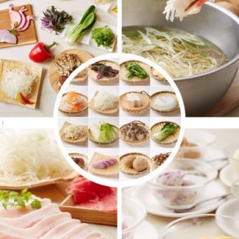 【品牌】梦之大地五花肉和美味猪舌自助套餐 大人2,950日元（含税）