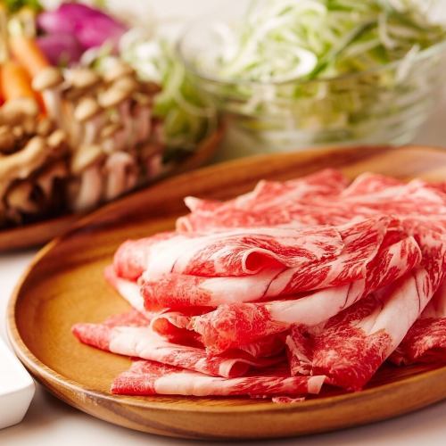 All-you-can-eat high-quality meat selected by a butcher...♪