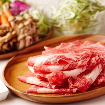 [Butcher's Special Selection] All-you-can-eat Marbled Japanese Black Beef Course Adults 5,000 yen (tax included)