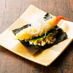 Big shrimp tempura