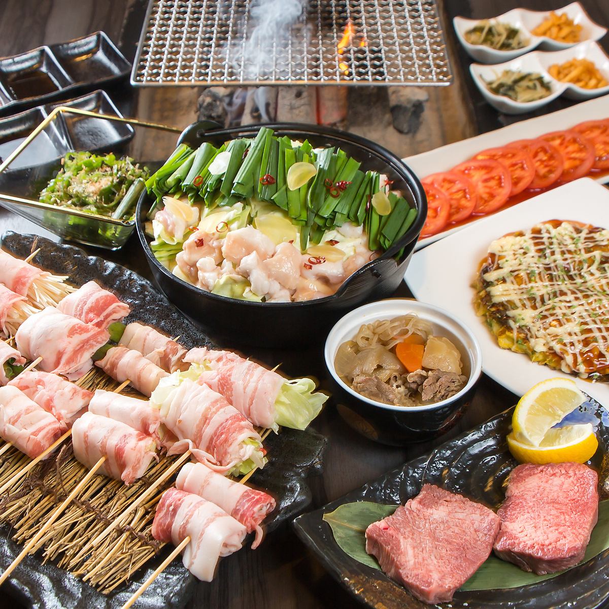 特上厚切り牛タンやイタリアン焼き！炭火の香りが広がる炉端焼きで贅沢なひとときを◎