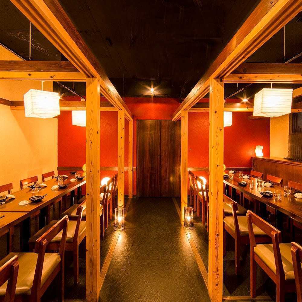 大小様々な個室席をご用意しています！