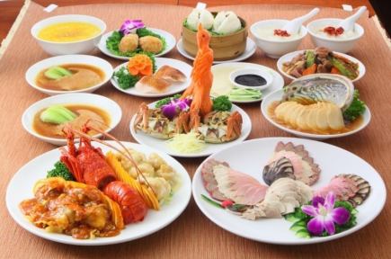 【贅沢コース】2時間飲み放題付!自家製北京ダック、サクサク焼きカキほか全11品9880円(税込)