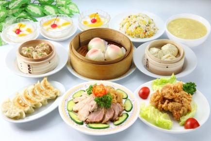 【わいわい二次会コース】2時間飲み放題付!自慢の手作り黒豚餃子ほか全6品2380円(税込)