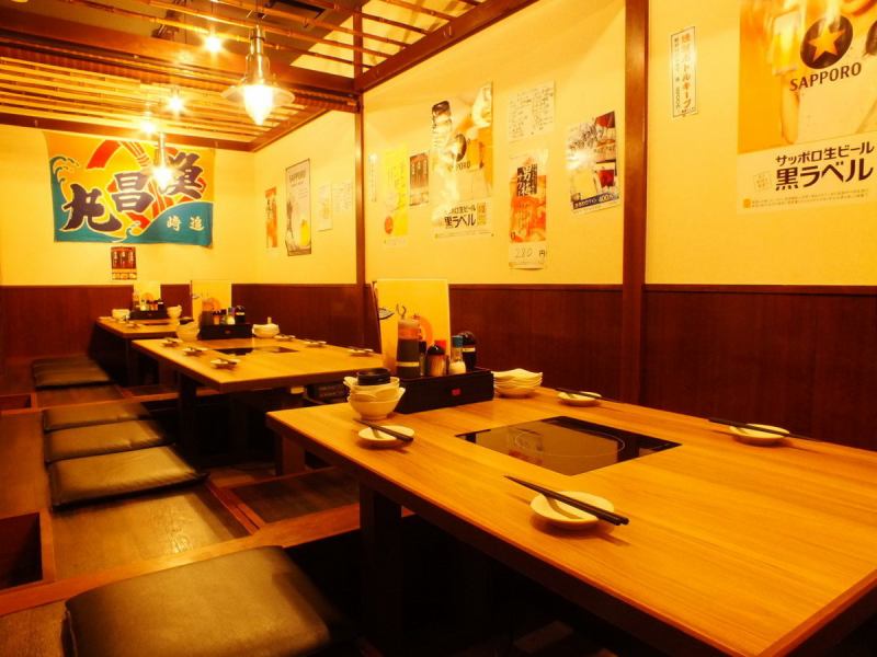 【Seafood pubs that can be used for various banquets】 In accordance with various applications such as welcome reception / year-end party / New Year's party, there is a table seat and digging in the back.It is a point I'd like to recommend to the secretary who can also make a comfortable space! Consultation for lodging is available from 30 people ♪