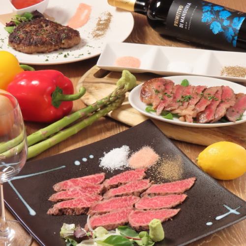 고기 × 와인! 이탈리안 맛을 더한 일품 요리를 즐길 수 있습니다!