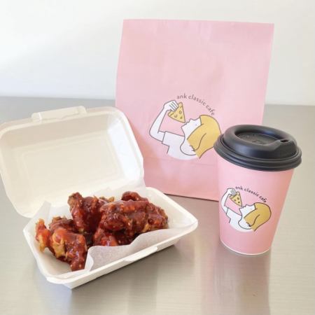 [Takeout only] Perfect for a home cafe ◎ Yangnyeom chicken, tteokbokki, kimbap, etc. ♪