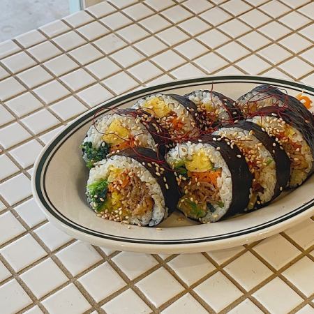 1 bulgogi cheese kimbap