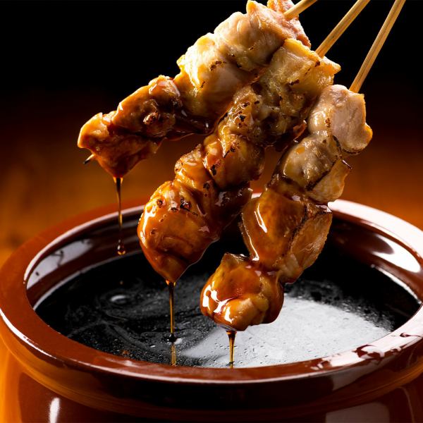 香ばしく焼き上げた自慢の焼き鳥