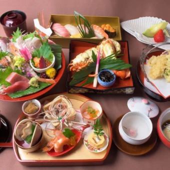 庆祝怀石料理[Keiga] Keiga（庆祝会、第一顿饭）*仅食物12,000日元