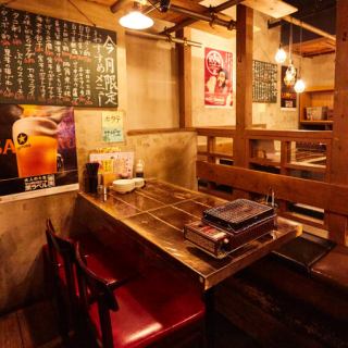 上野駅徒歩1分！浜焼き×個室居酒屋。多彩なお席をご用意しております。
