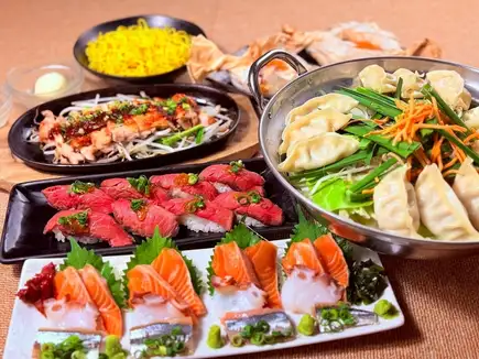 <10/1～>【2時間飲み放題付】餃子の旨塩鍋コース 3500円(税込)