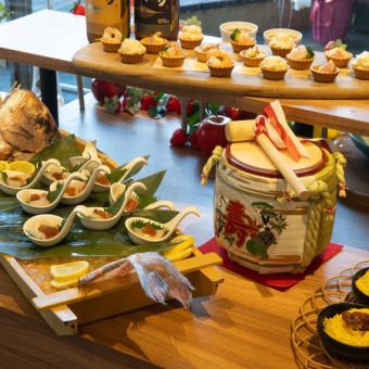 《ビュッフェ》【ランチ】11:00-14:00 お一人様 1時間あたり2,200円（税込）