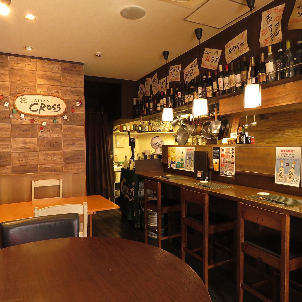 誕生日記念日大歓迎。落ち着いた店内で美味しいディナータイムを