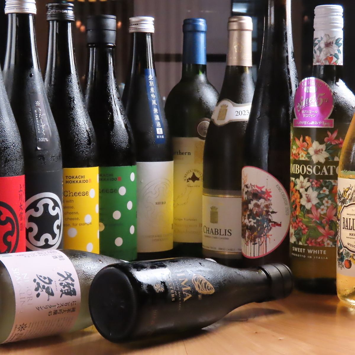 牡蠣に合う料理との相性を重視した一杯が選べます！