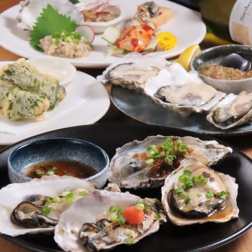 新鮮な北海道産の牡蠣使用