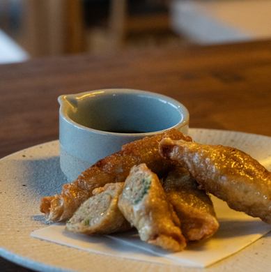 鶏皮餃子