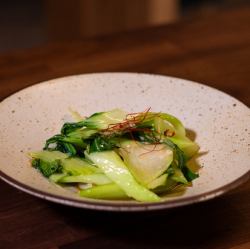 季節の青菜炒め　