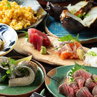 6種のコース料理