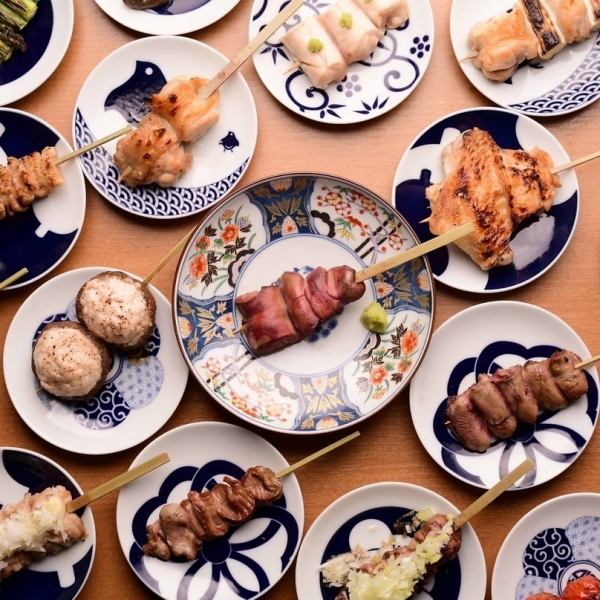 [2-hour all-you-can-drink course★] Yakitori Sakaba's special chicken dishes are exquisite
