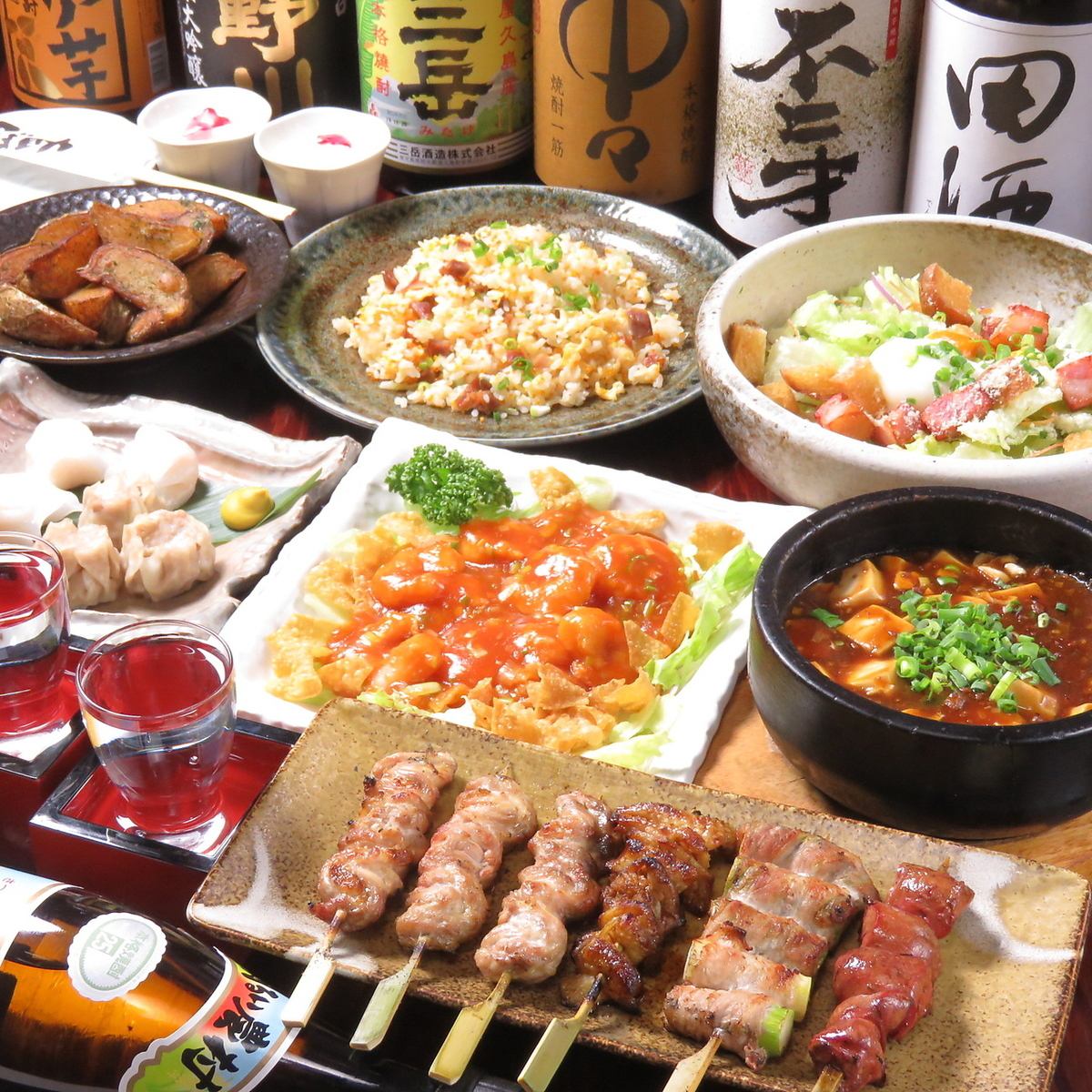 From Monday to Thursday, you can enjoy a course meal for a reasonable price of 3,300 yen.