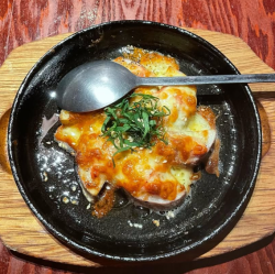 烤鰩魚鰭 / 烤山藥配明太子和乳酪