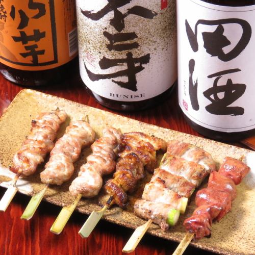 Assorted skewers of 6: 1,150 yen (tax included)