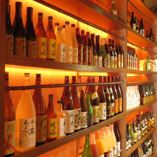 お酒の種類が豊富！日本酒など取り揃えております◎