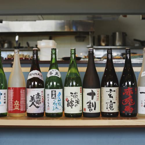 엄선 된 일본 술이나 스파클링 와인 화이트 와인도