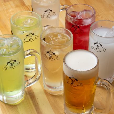 [Limited time offer] Renewal celebration! 2-hour standard all-you-can-drink for 1,500 yen ⇒ 999 yen (tax included)!