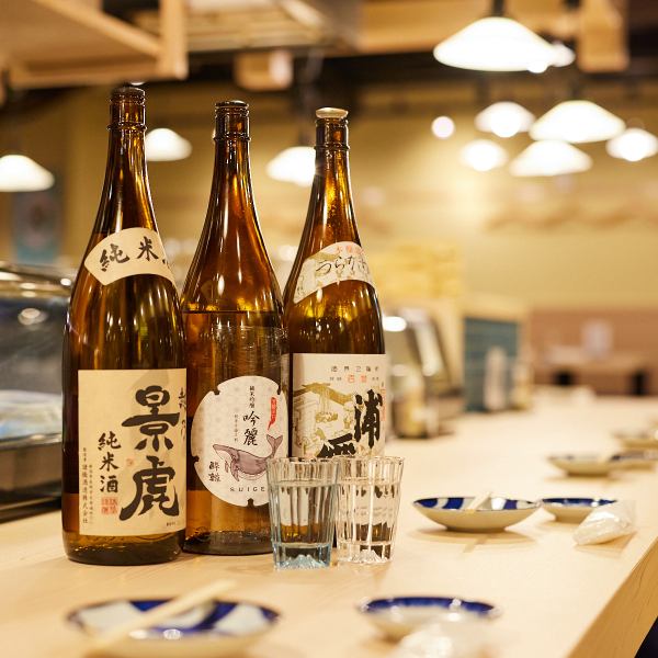 豊富な酒造から厳選した名酒たちをあつめました！お食事に合わせてお楽しみください◎
