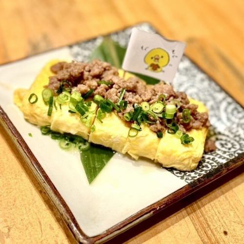 Minced meat and rolled egg