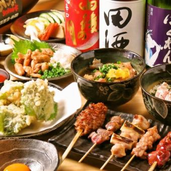 歓送迎会プラン【日本酒10種付きかいかぶりコース】5,000円(税込)