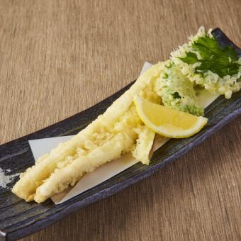 Conger eel tempura