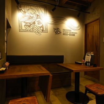 【2名テーブル×2】