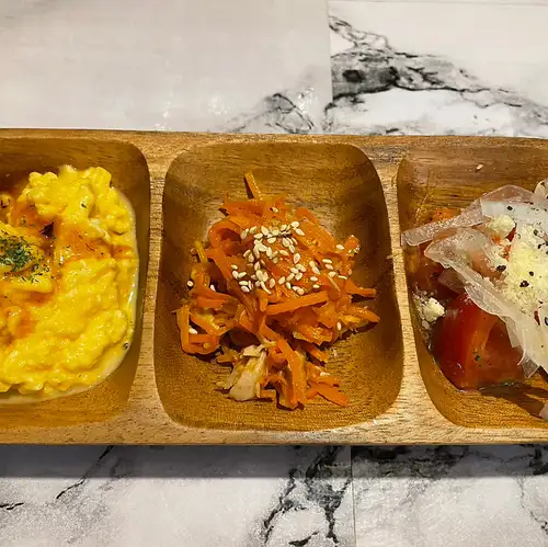 Today's Assortment of 3 Appetizers