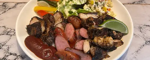 [Made with domestically produced chicken] Great value jerk set menu
